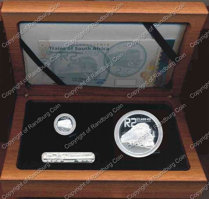 *#* 2013 Silver R2 and Tickey Trains - Diesel/Electric Combo Set in Wooden Box *#*