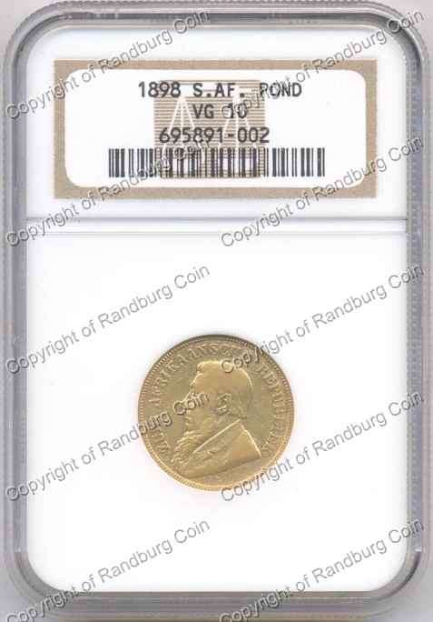 *#* 1898 NGC SLABBED POND VG 10 *FREE SHIPPING!!!* *#*