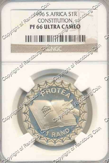 *#* 1996 NGC SLABBED CONSTITUTION R1 SILVER PF 66 ULTRA CAMEO *#*