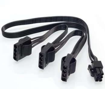 Corsair YESTONE P01001 CONNECTORS CABLE 4pin PCI-E / Peripheral to 6-Pin PCI-E