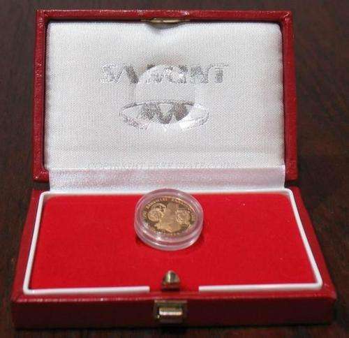 1993 Protea Series Proof 1/10oz Gold Coin - Banking