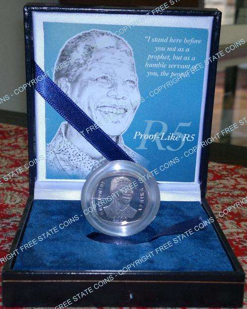 2000 Mandela Proof-Like R5 in Box