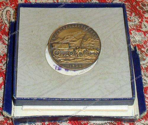1838 - 1938 Groot Trek - Voortrekkereeufees Bronze Medal