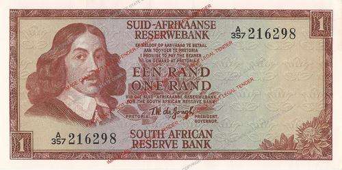 1967 T.W. de Jongh 1st Issue R1 Note * Condition as per scan *