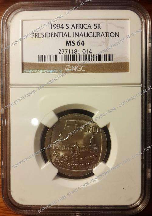 CRAZY R1 START!!! 1994 Presidential Inauguration R5 Graded MS64