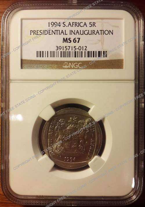 CRAZY R1 START!!! 1994 Presidential Inauguration R5 Graded MS67
