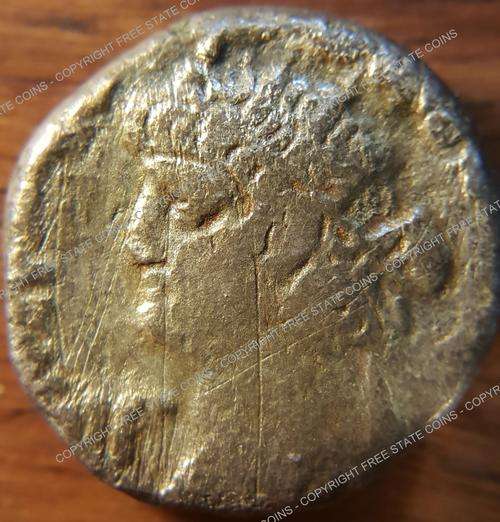 Ancient Rome: Nero 54 - 68 AD Tetradrachm: Zeus of Olympia