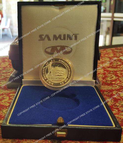 1494-1994 William Tyndale Bible Society of S.A. Bibliathon 20g .999 Silver Medal