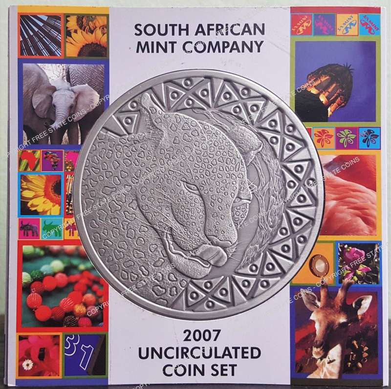 2007 South Africa Uncirculated Coin Set (Mint Pack)