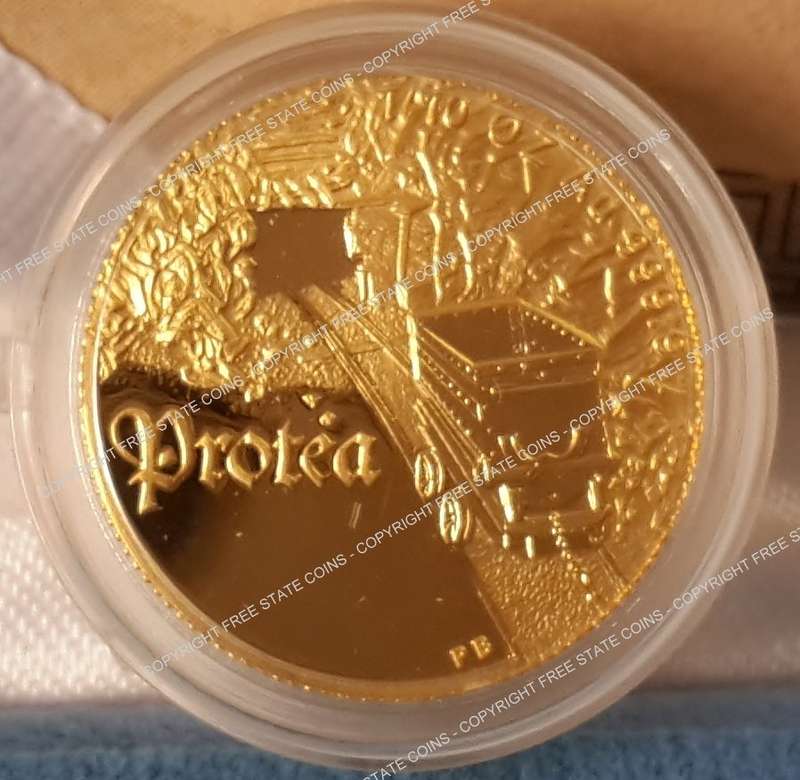 1999 Protea Series Proof 1/10oz Gold Coin - Mining/Gold Miner *Only 461 Minted!*