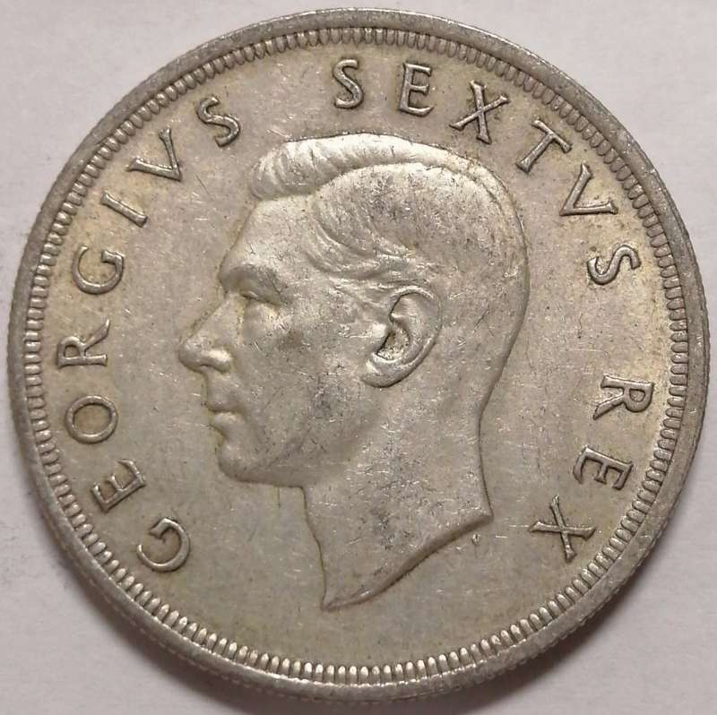 1952 Union of South Africa Five Shilling (5/-)