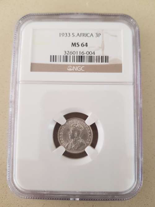1933 TICKEY NGC SLABBED MS 64