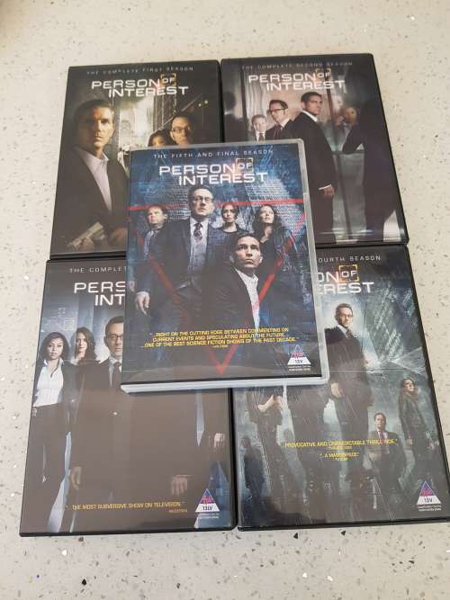 PERSON OF INTEREST - COMPLETE DVD SERIES - FREE DELIVERY