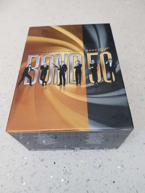 JAMES BOND 50-YEAR SET - FIRST 23 BOND MOVIES - FREE DELIVERY