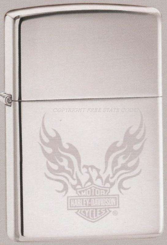 ***FREE POSTAGE*** Zippo Lighter 20157 Harley Davidson Spread Eagle