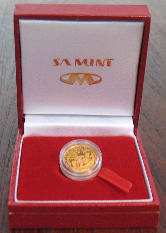1994 Protea Conservation 1/10 oz Proof Gold Coin