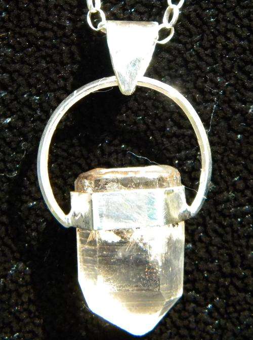 11 gm RARE!!! Natural Olifants Nek Quartz  Silver  Pendant ~ NR!!!