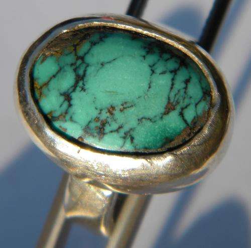 47.83c NICE !!! Natural Turquoise Silver Ring ~ NR!!!