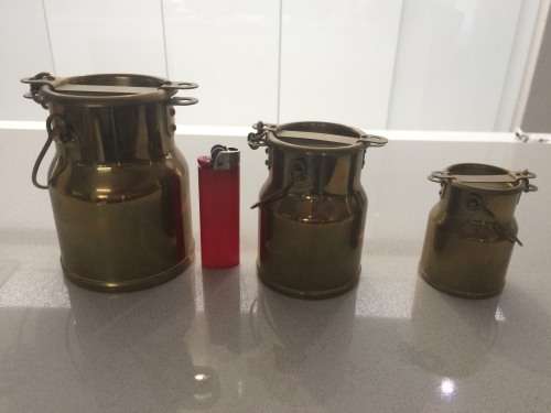 Milk cans, set of 3