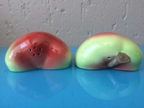 Carltonware Apple salt and pepper. Very rare