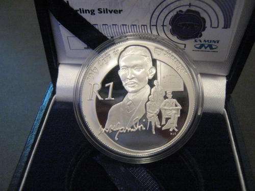 Mahatma Gandhi sterling silver proof coins