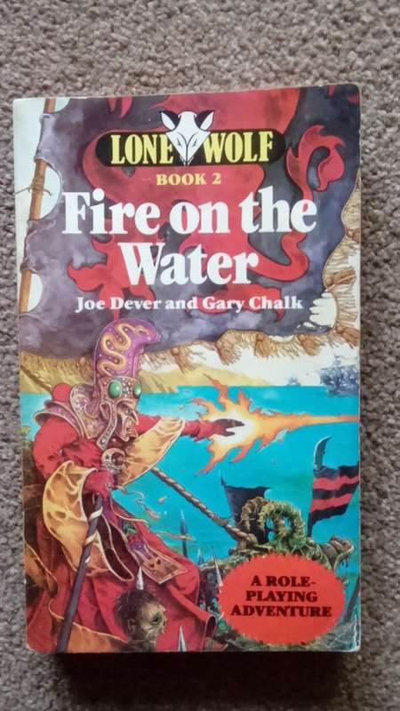 Lone Wolf: Fire on the Water (book 2) - Joe Dever & Gary Chalk