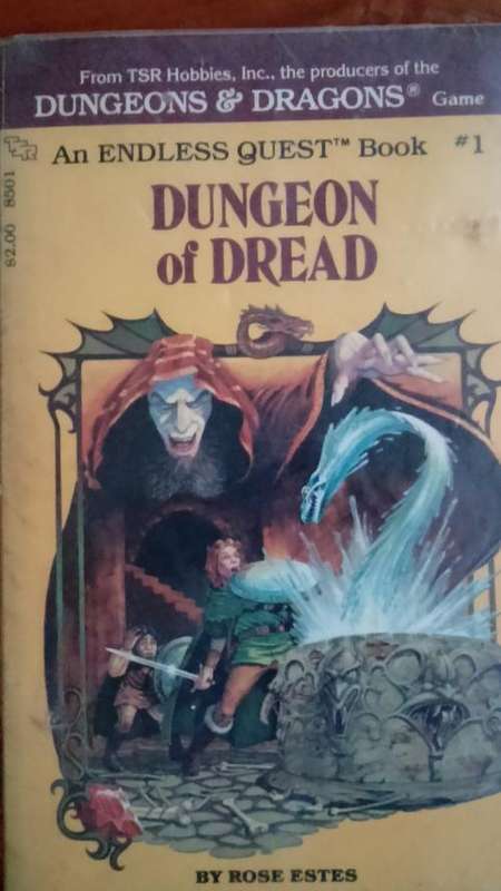 Dungeons & Dragons Endless Quest Book #1 - Dungeon of Dread by Rose Estes