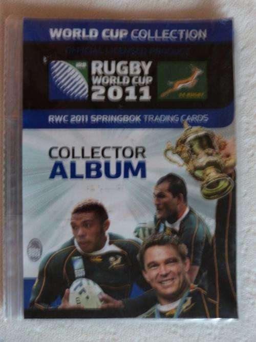 Rugby World Cup Collection Album with 6 Cards