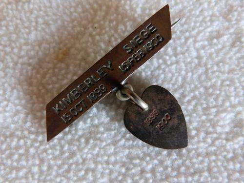 Siege of Kimberley Sweetheart Brooch (Anglo Boer War)