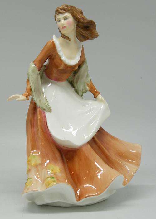 Royal Doulton Figurine "Autumntime" HN3231 for Collectors Club