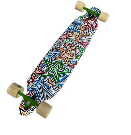 Seagull 42` Longboard Skatebord Star Design
