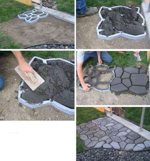 DIY Paving Mould Mold Stencil