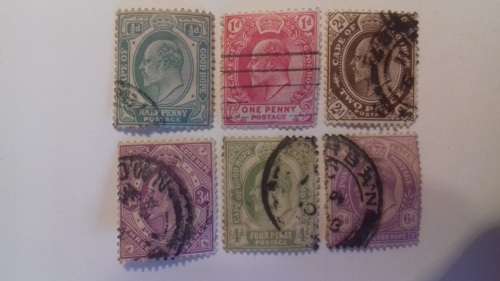 Cape of Good Hope set of 6 values (KEVII)