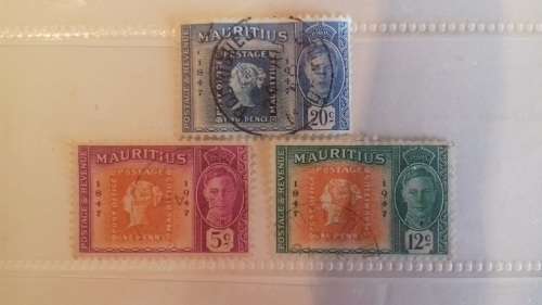 Mauritius Postage Stamp Centenary 1947