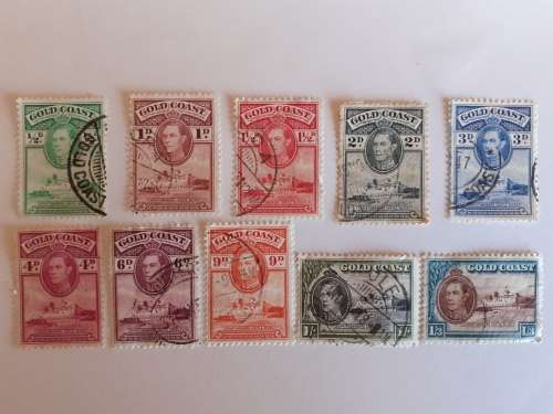 Gold Coast 1938 KGVI Christiansborg Castle