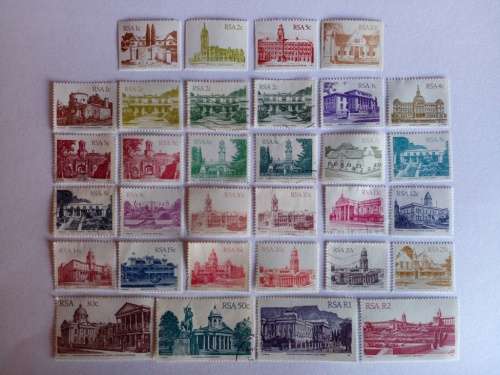RSA 1982 Definitive issue (including coil stamps and colour varieties)