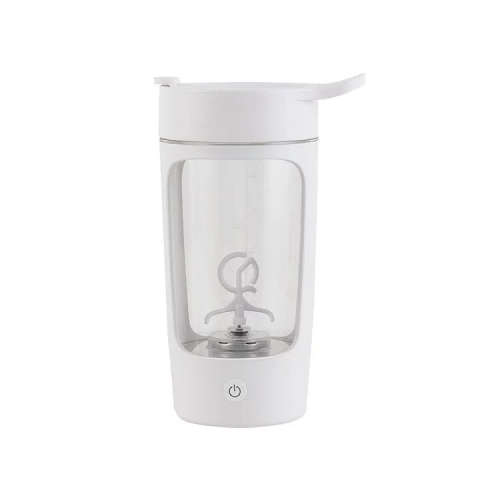 Electric Shaker Bottle (Black/White)