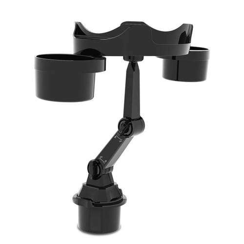 Multifunctional Car Tray with Rotatable Cup Holders