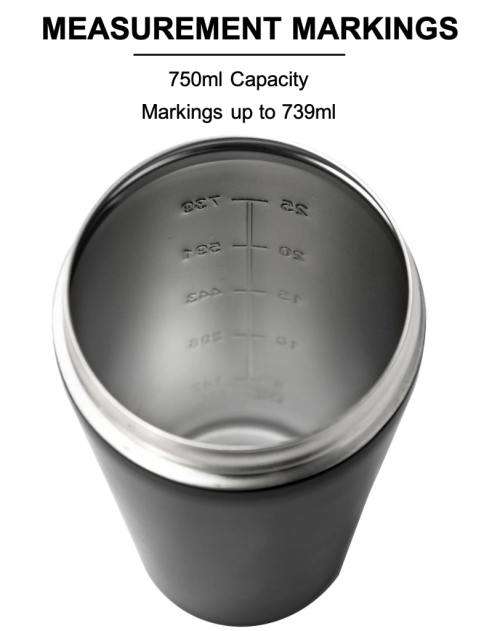 Stainless Steel Shaker Bottle - 750ml - (Black, Pink, White)