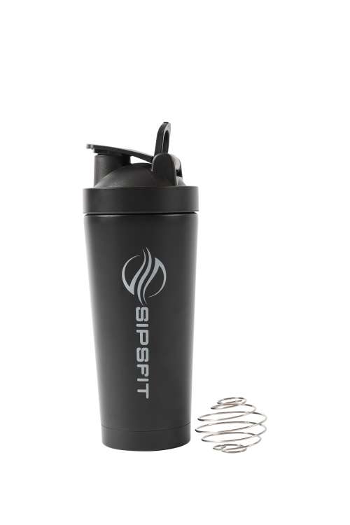 Double-Walled Stainless Steel Shaker Bottle - 750ml White
