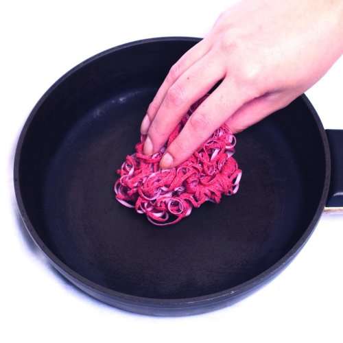 Spaghetti Dish Scrub (2 Piece) - Heavy Duty (yellow) / All purpose (red)