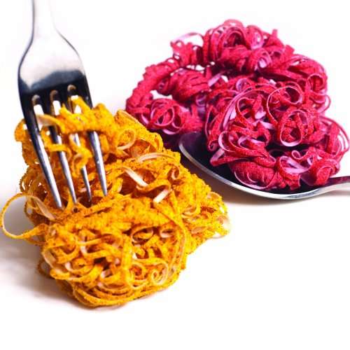 Spaghetti Dish Scrub (2 Piece) - Heavy Duty (yellow) / All purpose (red)