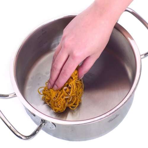 Spaghetti Dish Scrub (2 Piece) - Heavy Duty (yellow) / All purpose (red)