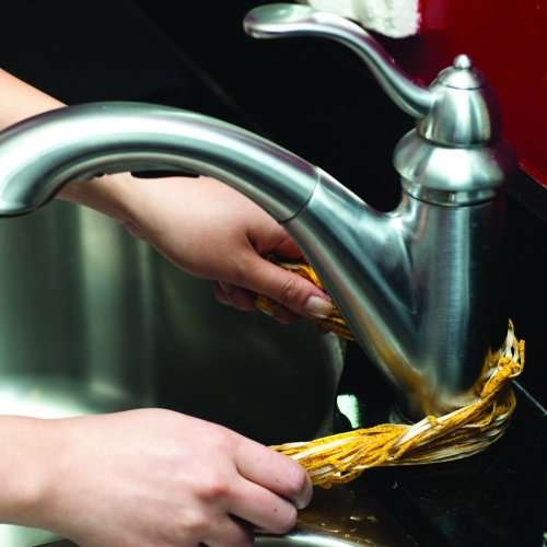Spaghetti Dish Scrub (2 Piece) - Heavy Duty (yellow) / All purpose (red)