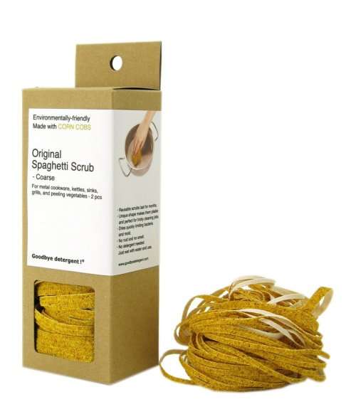 Spaghetti Dish Scrub (2 Piece) - Heavy Duty (yellow) / All purpose (red)