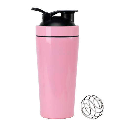 Stainless Steel Shaker Bottle - 750ml - (Black, Pink, White)