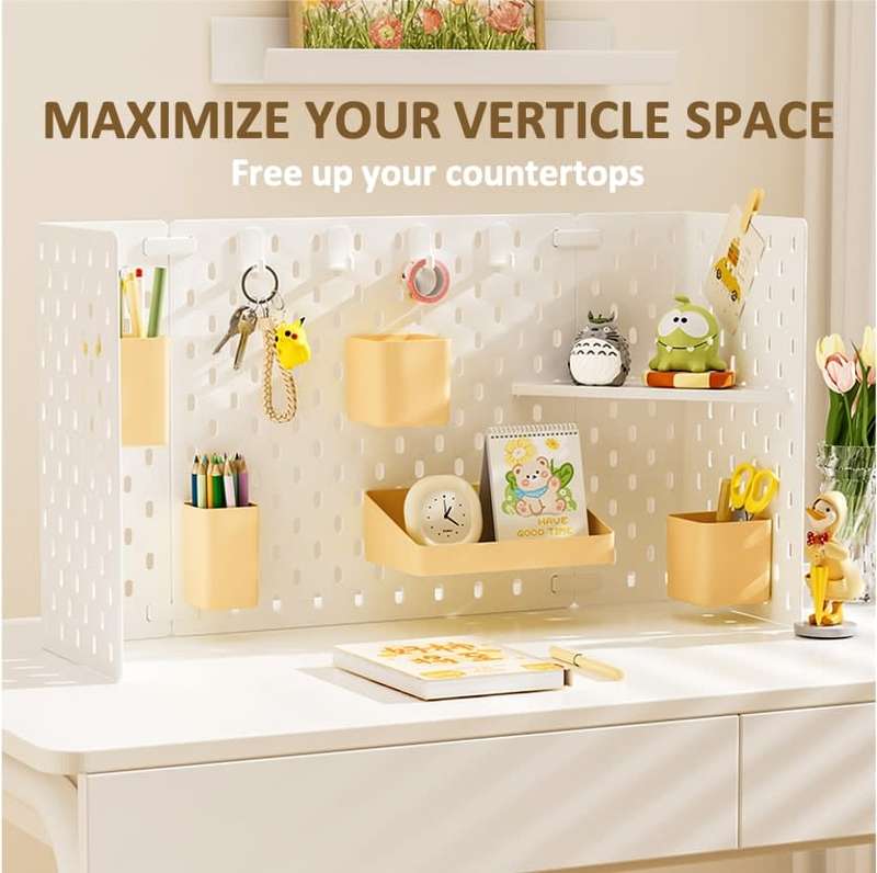 Standing Pegboard Organizer Set