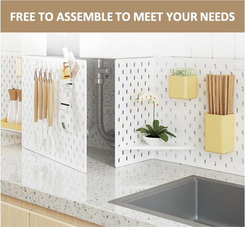 Standing Pegboard Organizer Set