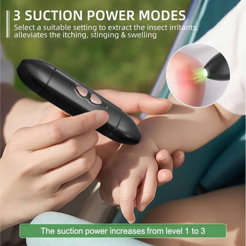 Insect Sting & Bite Relief Device (2-in-1 Suction and Heat)