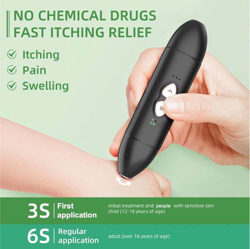 Insect Sting & Bite Relief Device (2-in-1 Suction and Heat)